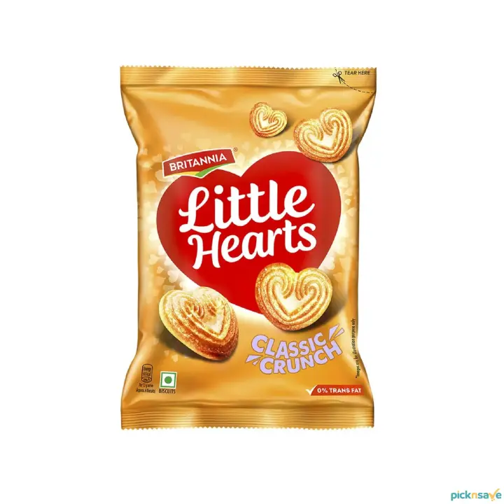 Britannia Little Hearts 75g