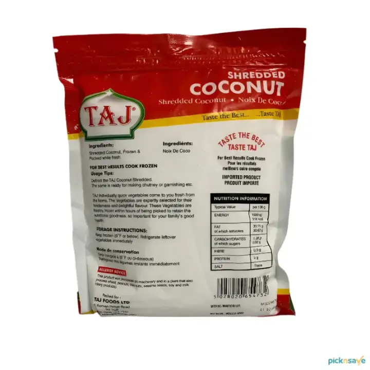 Taj Shredded Coconut 300g